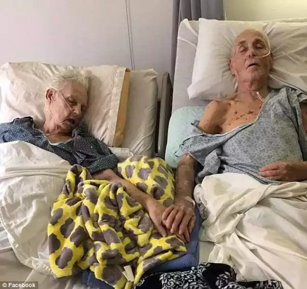 Couple Married For 60 Years Die 90 Minutes Apart While Holding Hands Together {Photos}